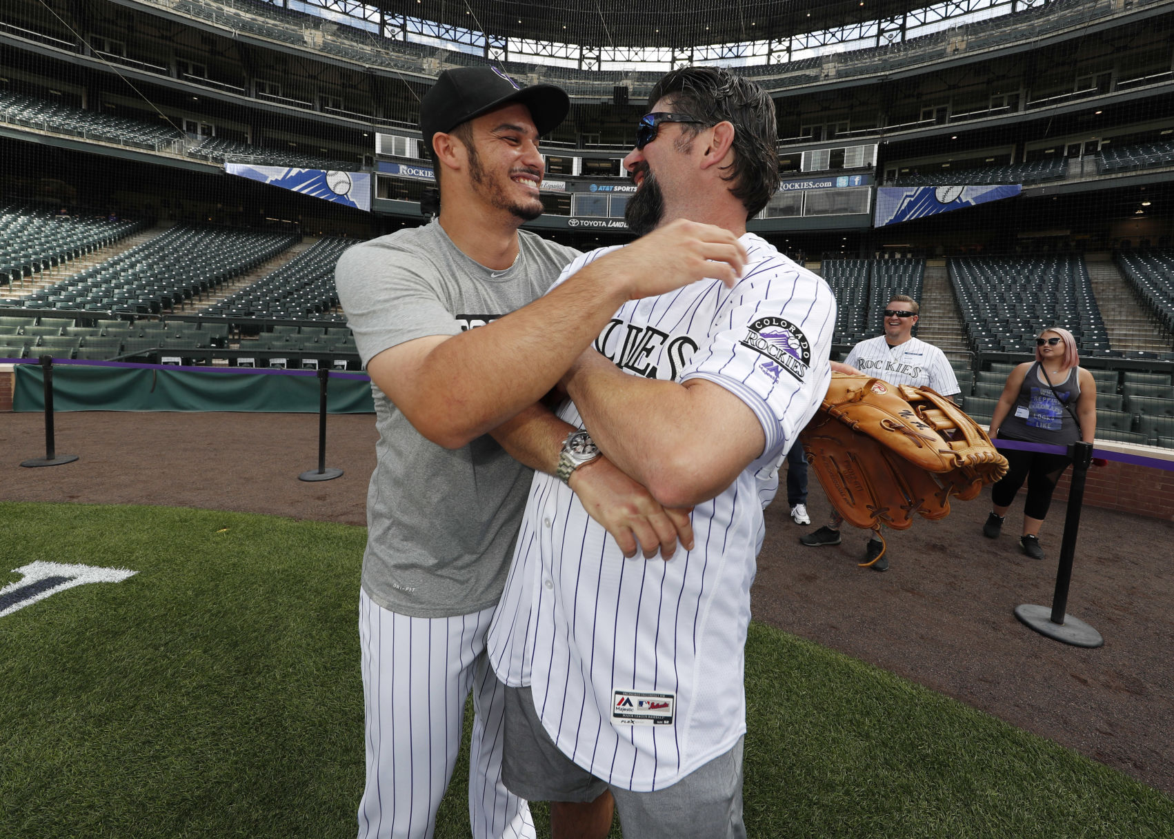 Padres Rockies Baseball